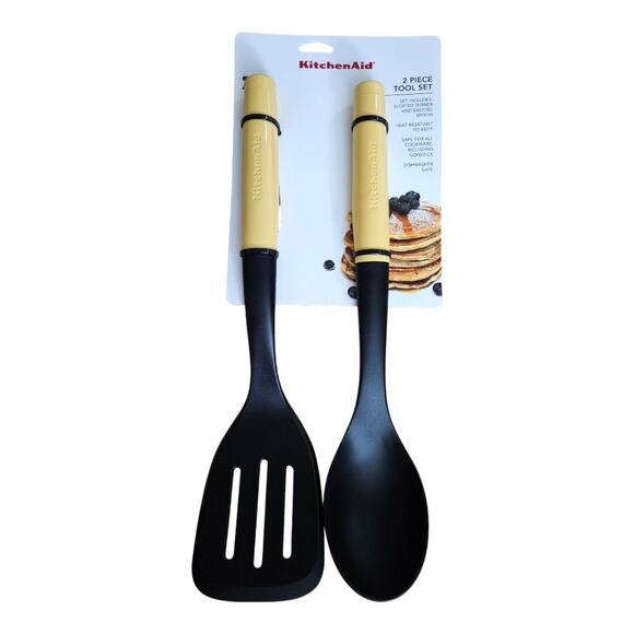 NEW KitchenAid Classic Universal Tools in Majestic Yellow (2-Piece Set) - Picture 1 of 3